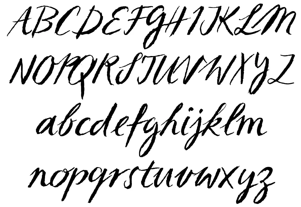 Sketch Scriptfont specimens