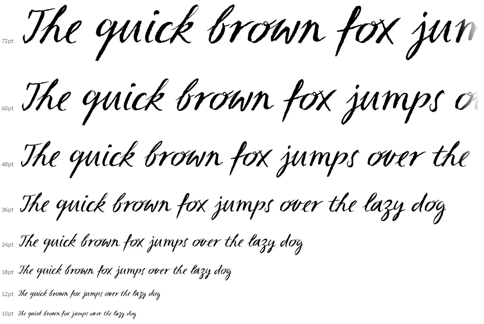 Sketch Scriptfont waterfall