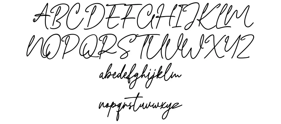 Slowly Momentfont specimens