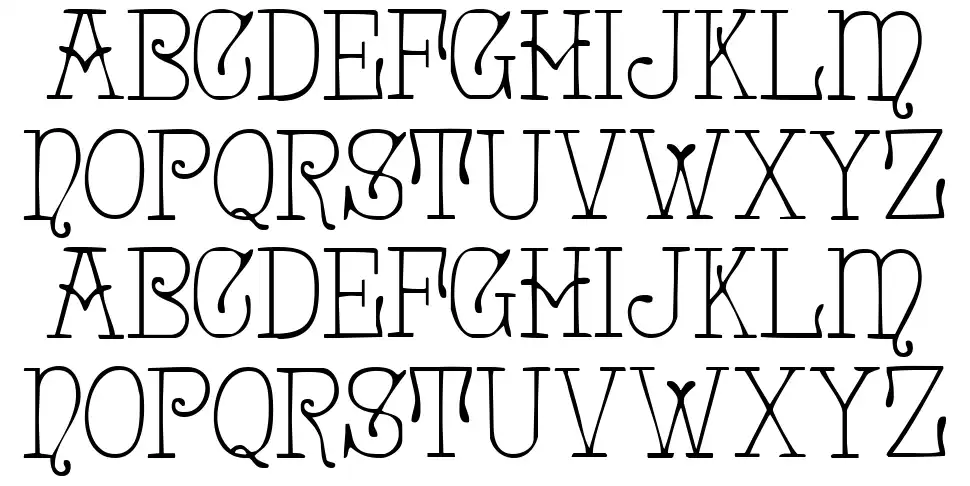 Solo's Mysticfont specimens