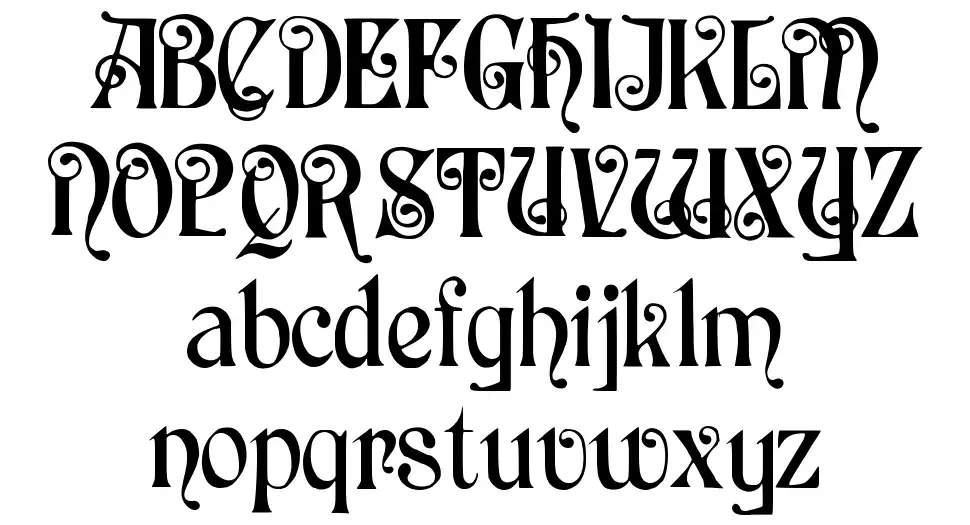 Solo's Pacificfont specimens