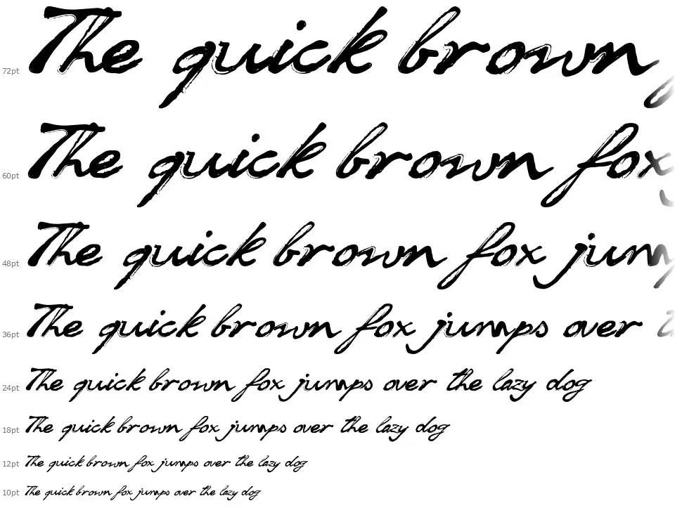Soul Handwritingfont waterfall