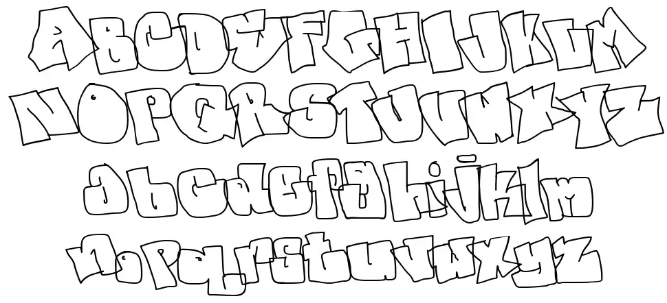 Spankyfont specimens