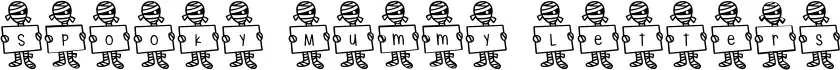 Spooky Mummy Letters