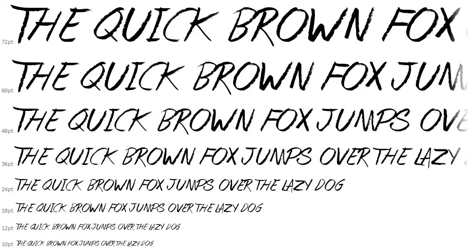 Spring Cleaningfont waterfall