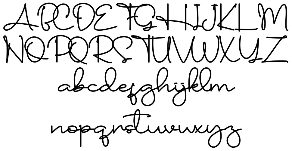 Standing Classyfont specimens