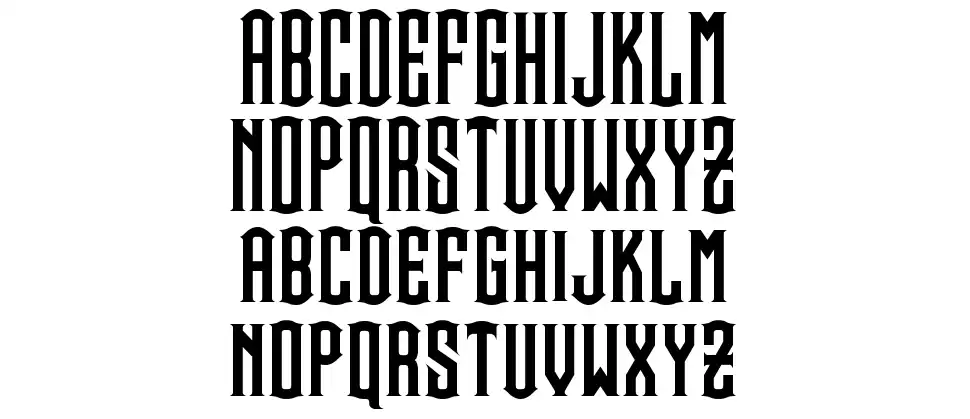 Steamwreckfont specimens