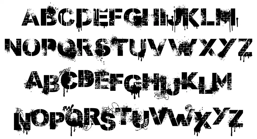 Stenstreetfont specimens