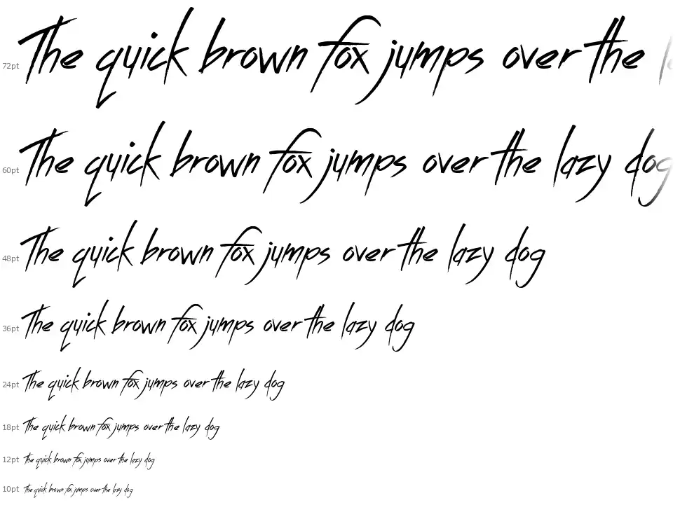 Sticky Popsfont waterfall