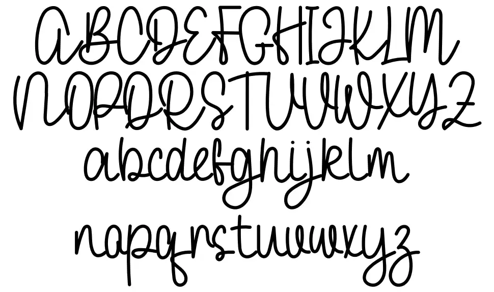 Strugglefont specimens