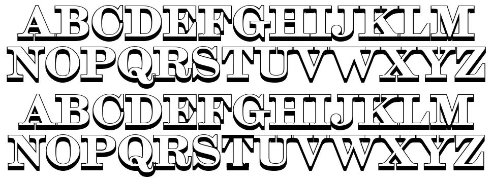 Style 806font specimens