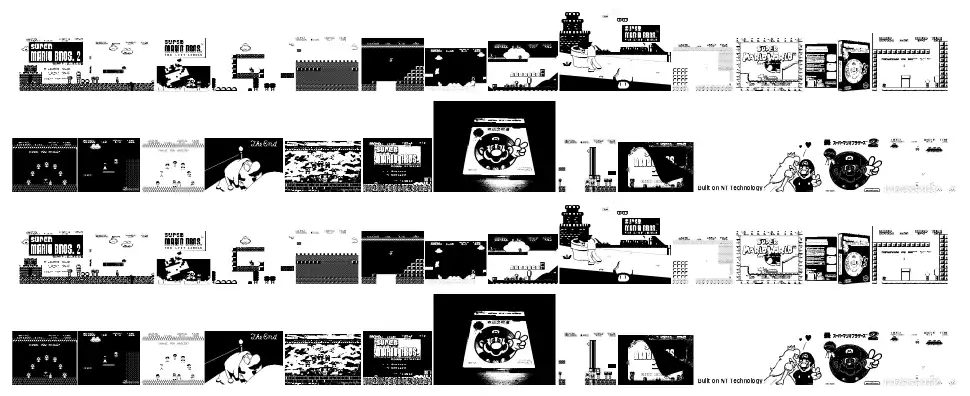 Super Mario Lost!font specimens