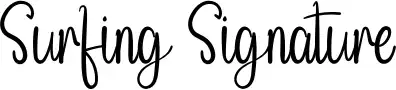 Surfing Signature