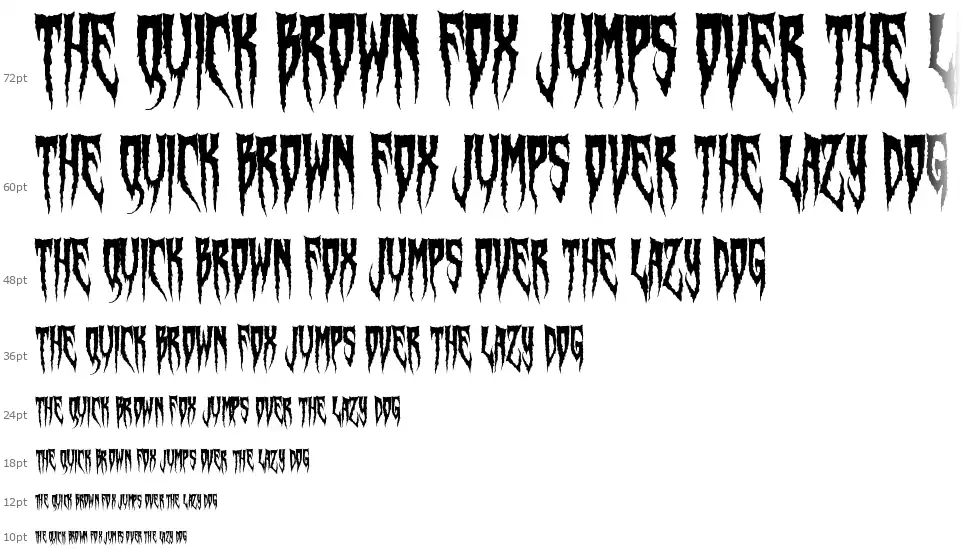 Swamp Witchfont waterfall