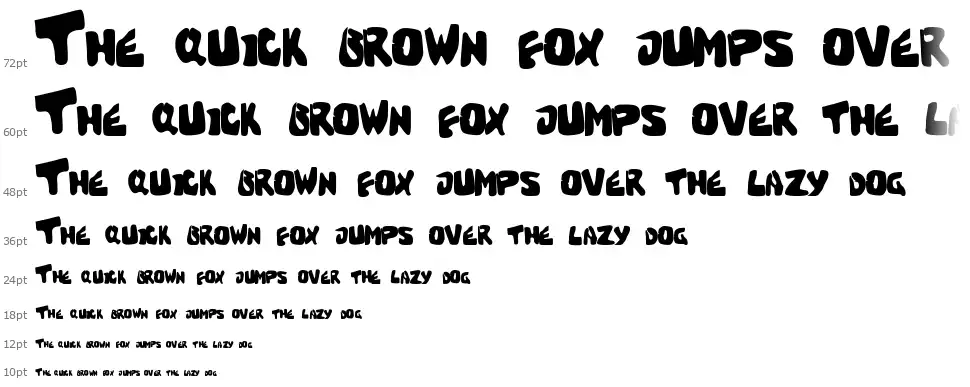 Sweet Torture (cracked brain)font waterfall