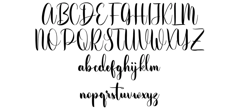 Sweety Klausfont specimens