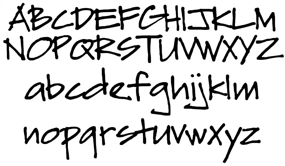 Sydfontsfont specimens