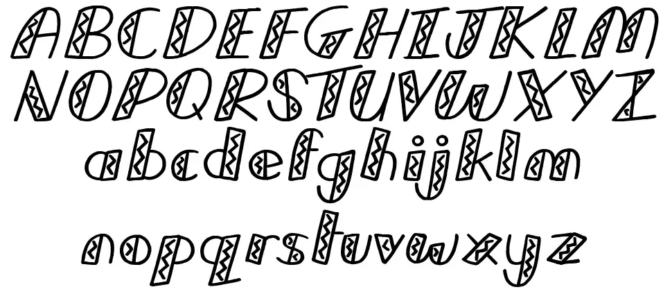 Taco Tuesdayfont specimens