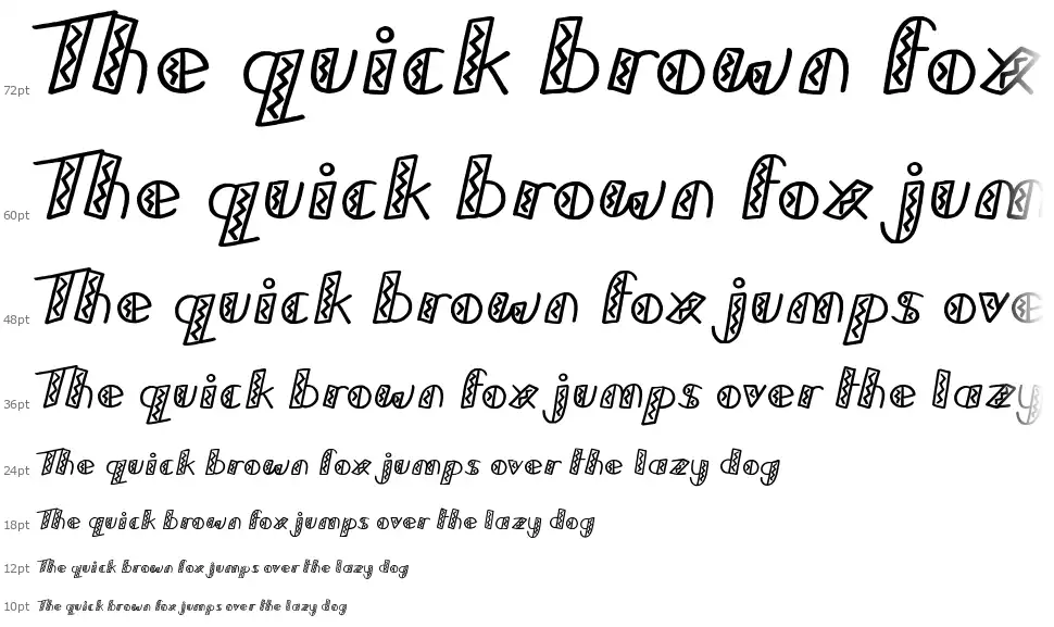 Taco Tuesdayfont waterfall