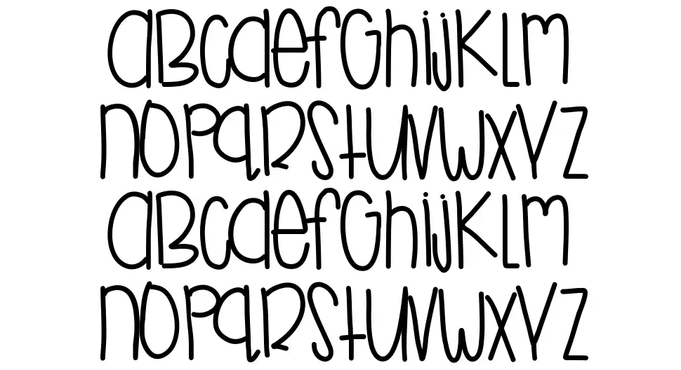 Take Me Away Babefont specimens