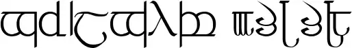 Tengwar 3+4+5