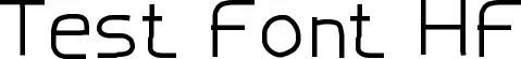 Test Font HF