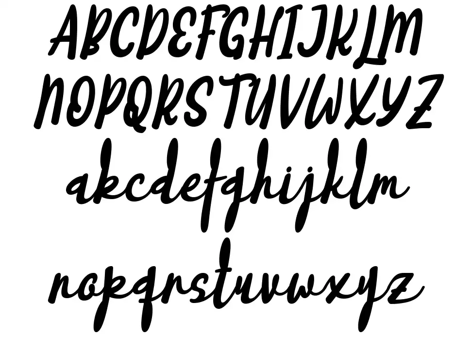 Thankfulnessfont specimens