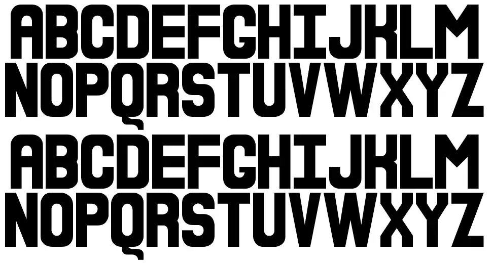 The Inbox Stfont specimens