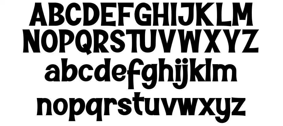 The Lucky Hamsterfont specimens