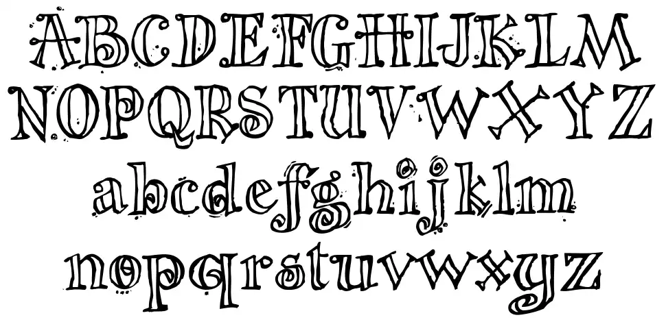 The Nigel Fontfont specimens