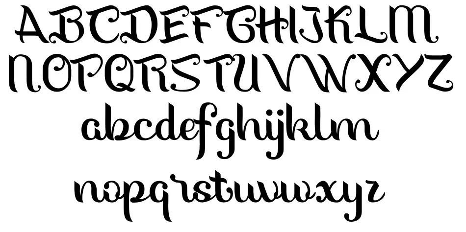 The Sweetheart Especímenes The Sweetheartfont specimens