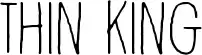 Thin king