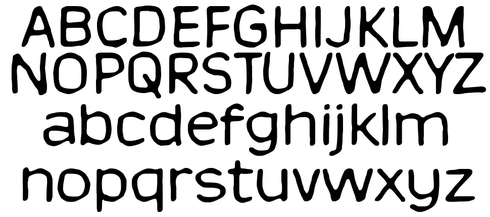 This is nu jazzfont specimens