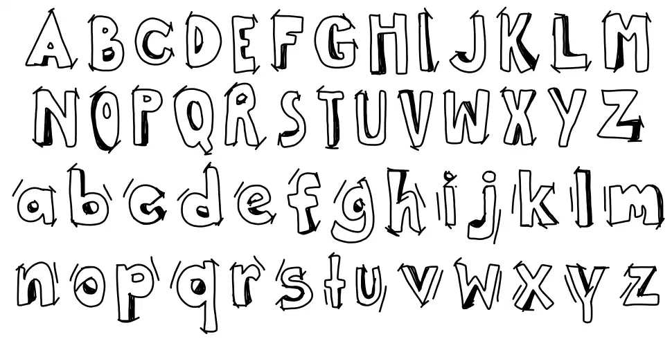 This Way Upfont specimens