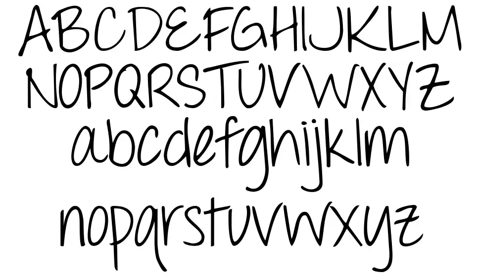 Throw My Hands Up in the Airfont specimens