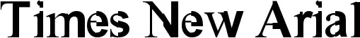 Times New Arial