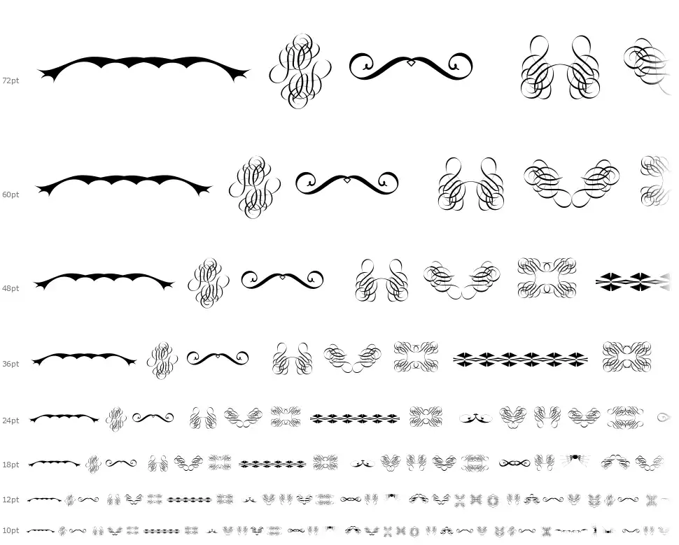 Tribalismfont waterfall