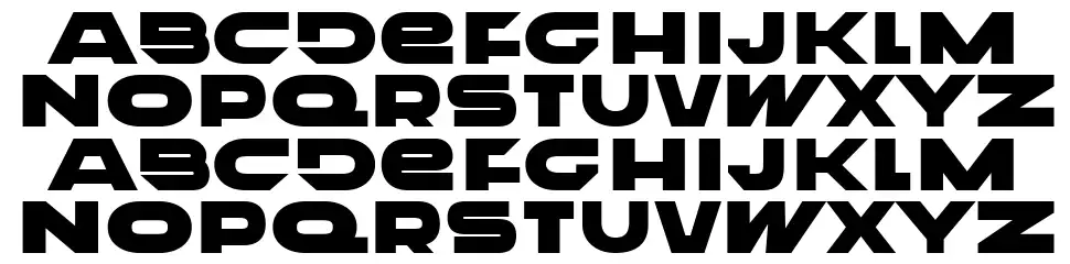 Trickr Logofont specimens