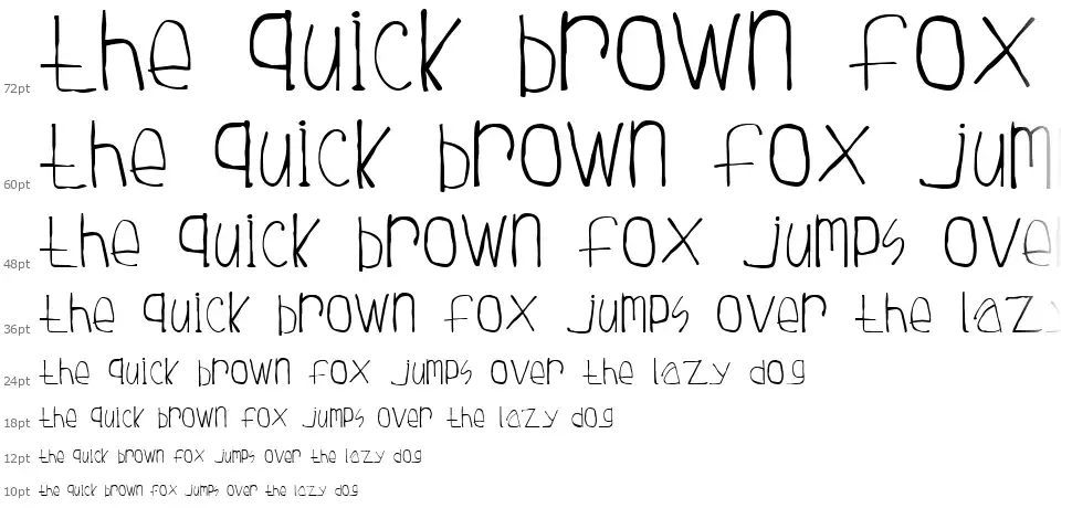 Tuesdayfont waterfall