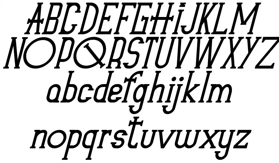 Type Oldfont specimens