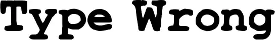 Type Wrong