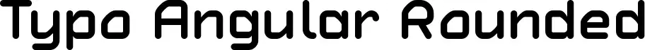 Typo Angular Rounded