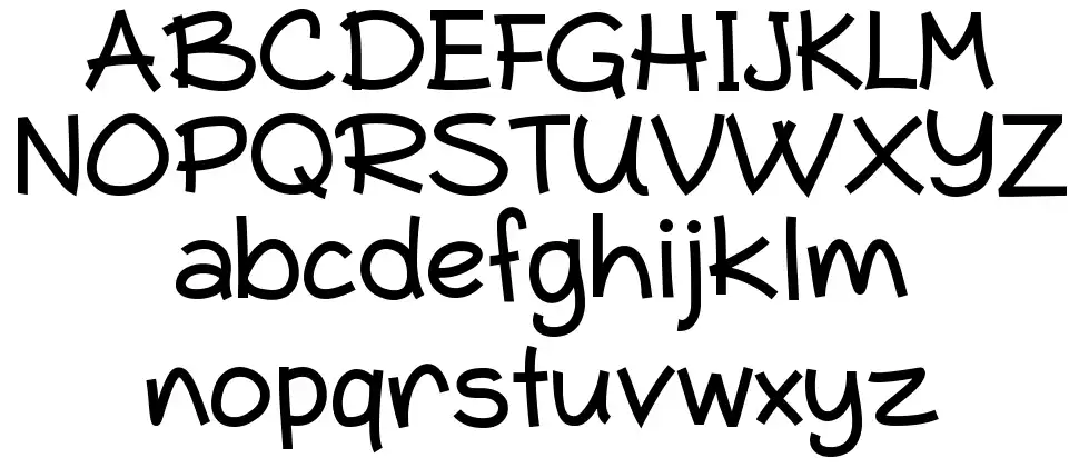 Typo Comicafont specimens