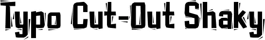 Typo Cut-Out Shaky