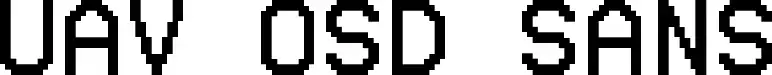 UAV OSD Sans