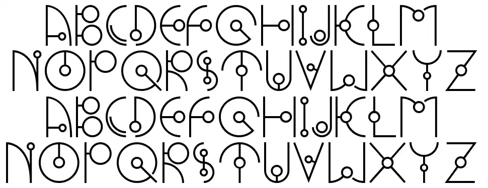 Ufo Nestfont specimens