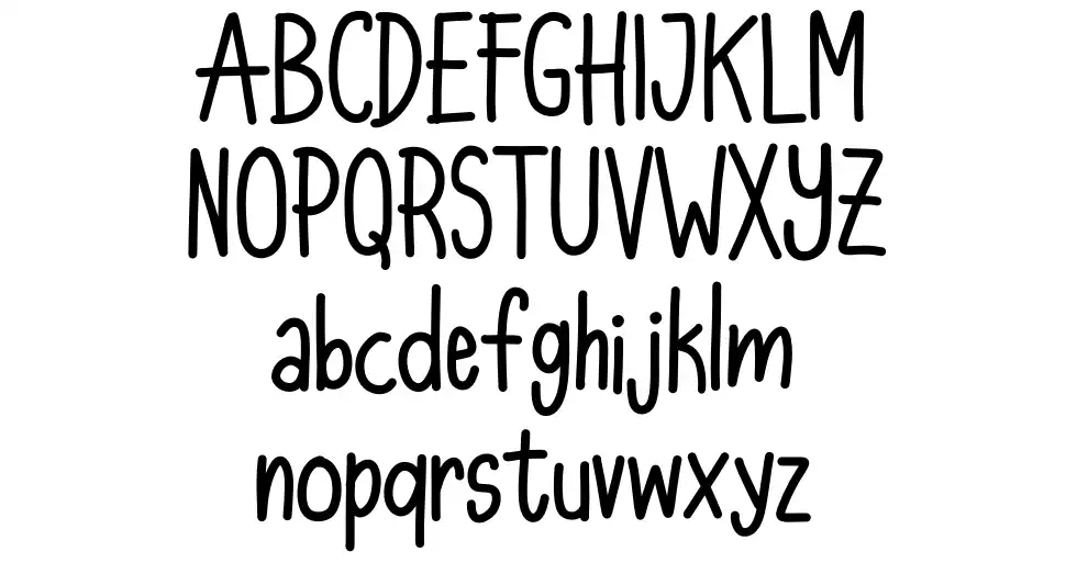 Ujiya Handwritingfont specimens