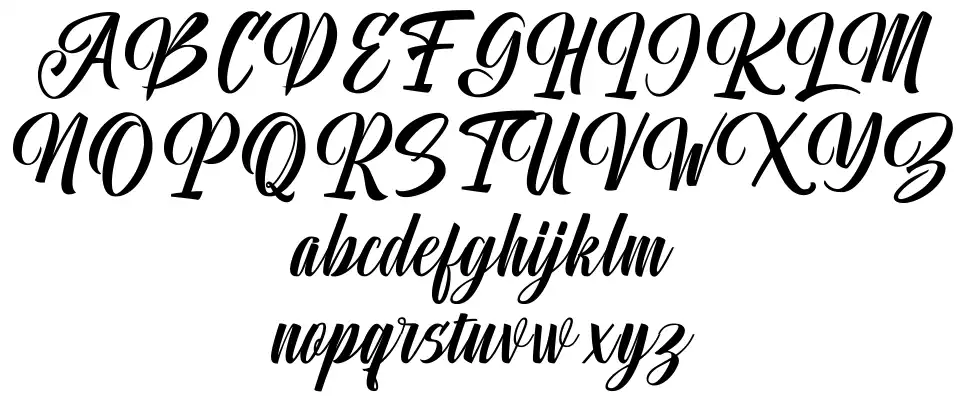 Unimatefont specimens