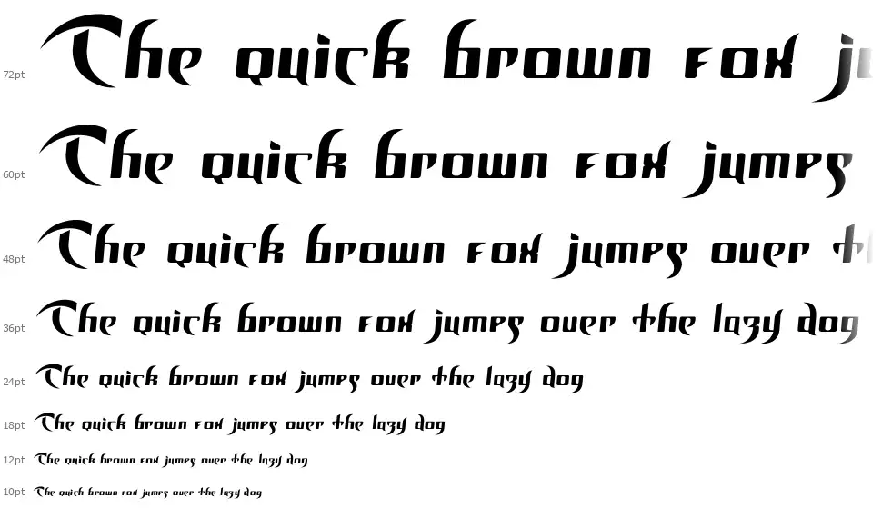 Unofficial BoP Fontfont waterfall