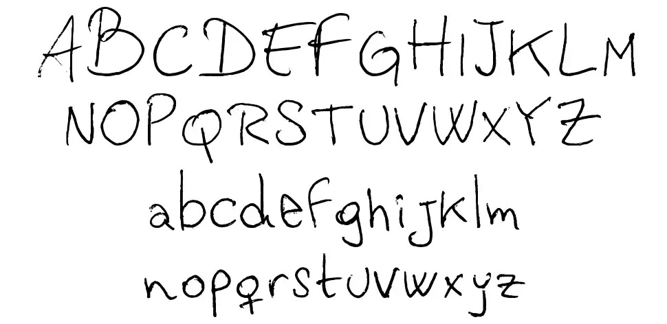 Vastorga Letterfont specimens